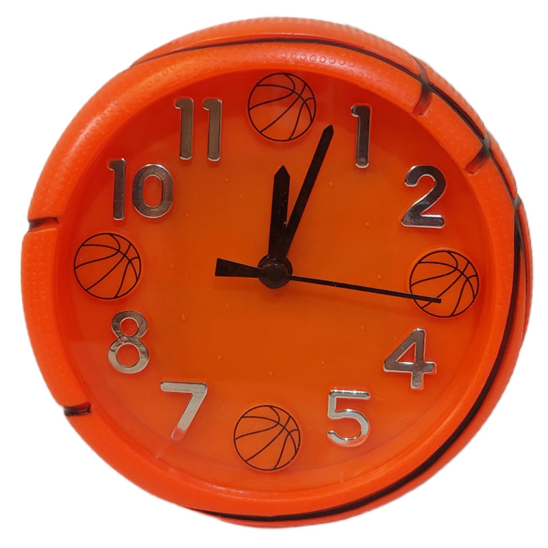 ساعت رو میزی مدل زنگ دار طرح توپ بسکتبال