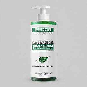 ژل شستشوی صورت پدور مدل CBD02 مناسب پوست نرمال و مختلط حجم 350 میلی لیتر