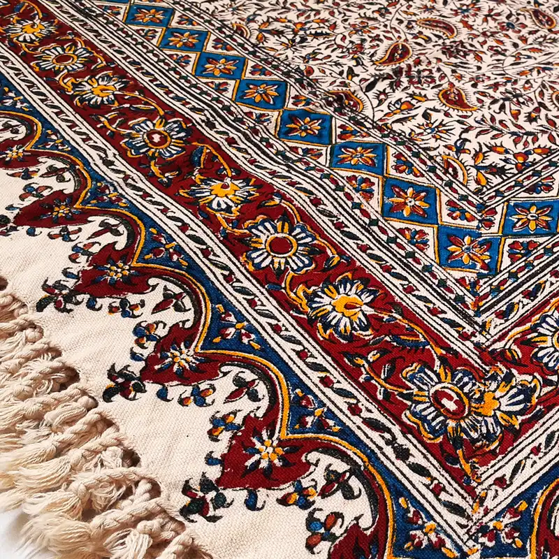 سفره قلمکار سنتی مدل 6 نفره کد 200130-3