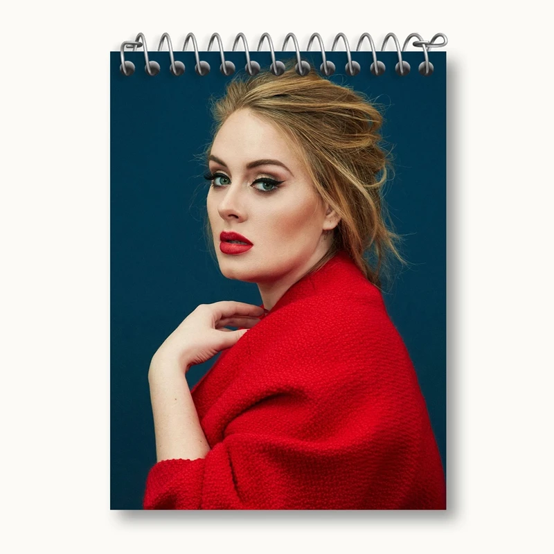 دفتر یادداشت 50 برگ خندالو مدل ادل Adele کد 2933