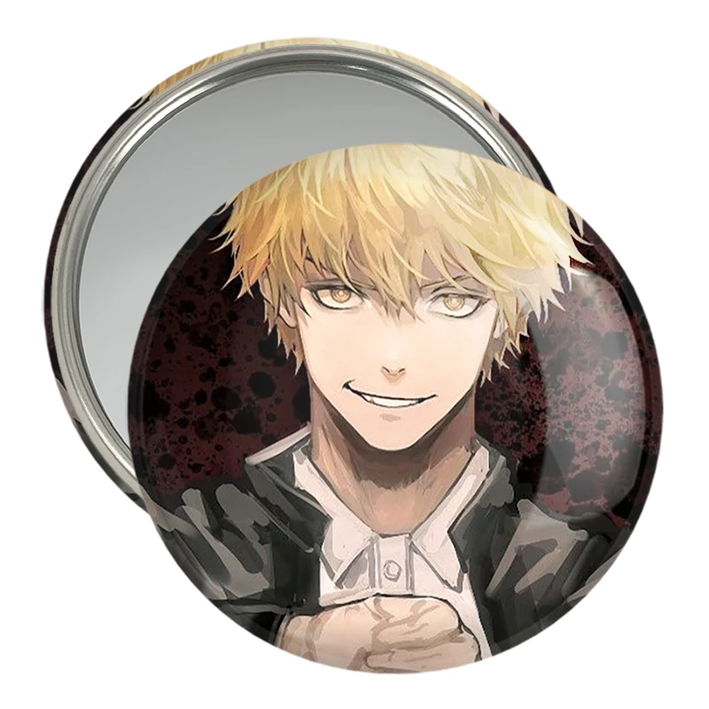 آینه جیبی خندالو مدل دنجی انیمه مرد اره ای Chainsaw Man  کد 17927