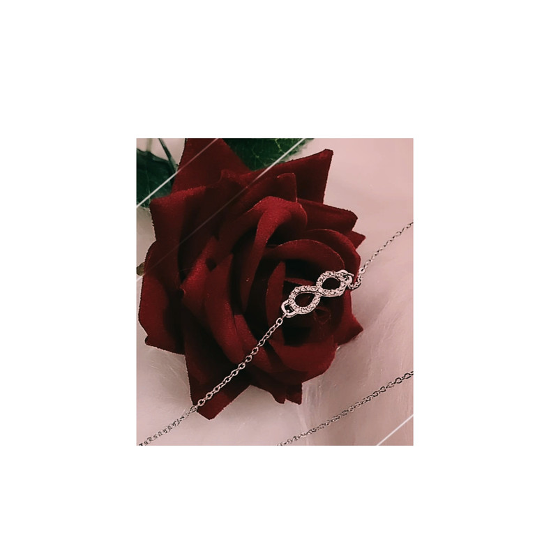 گردنبند دخترانه مدل بینهایت کد217 گردنبند دخترانه مدل بینهایت کد217