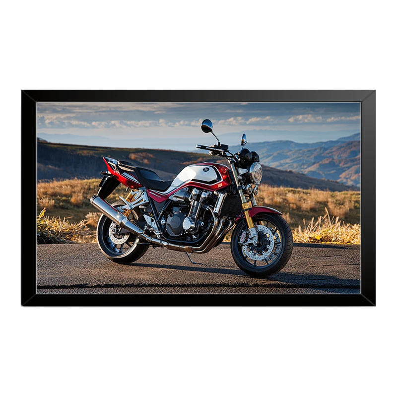 تابلو بکلیت طرح موتور سنگین HONDA CB1300 مدل b-po1531 فریم مشکی