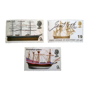 تمبر یادگاری طرح کشتی کد sp-494 مجموعه 3 عددی