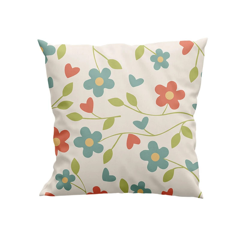 کوسن پاد آفرین مدل گل و برگ کد DKK125