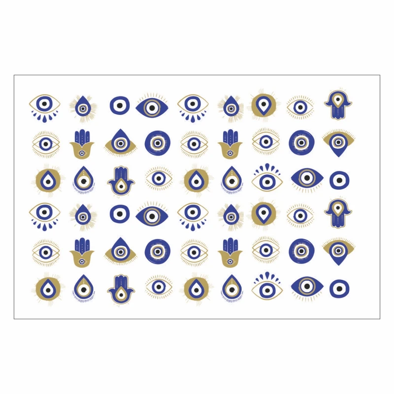عکس شماره 6 : برچسب لنز ناخن مدل l2082 مجموعه 9 عددی