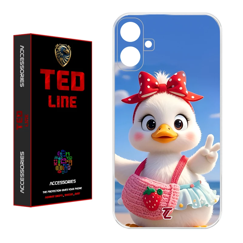 کاور تدلاین طرح اردک کد 1186 مناسب برای گوشی موبایل سامسونگ Galaxy A07