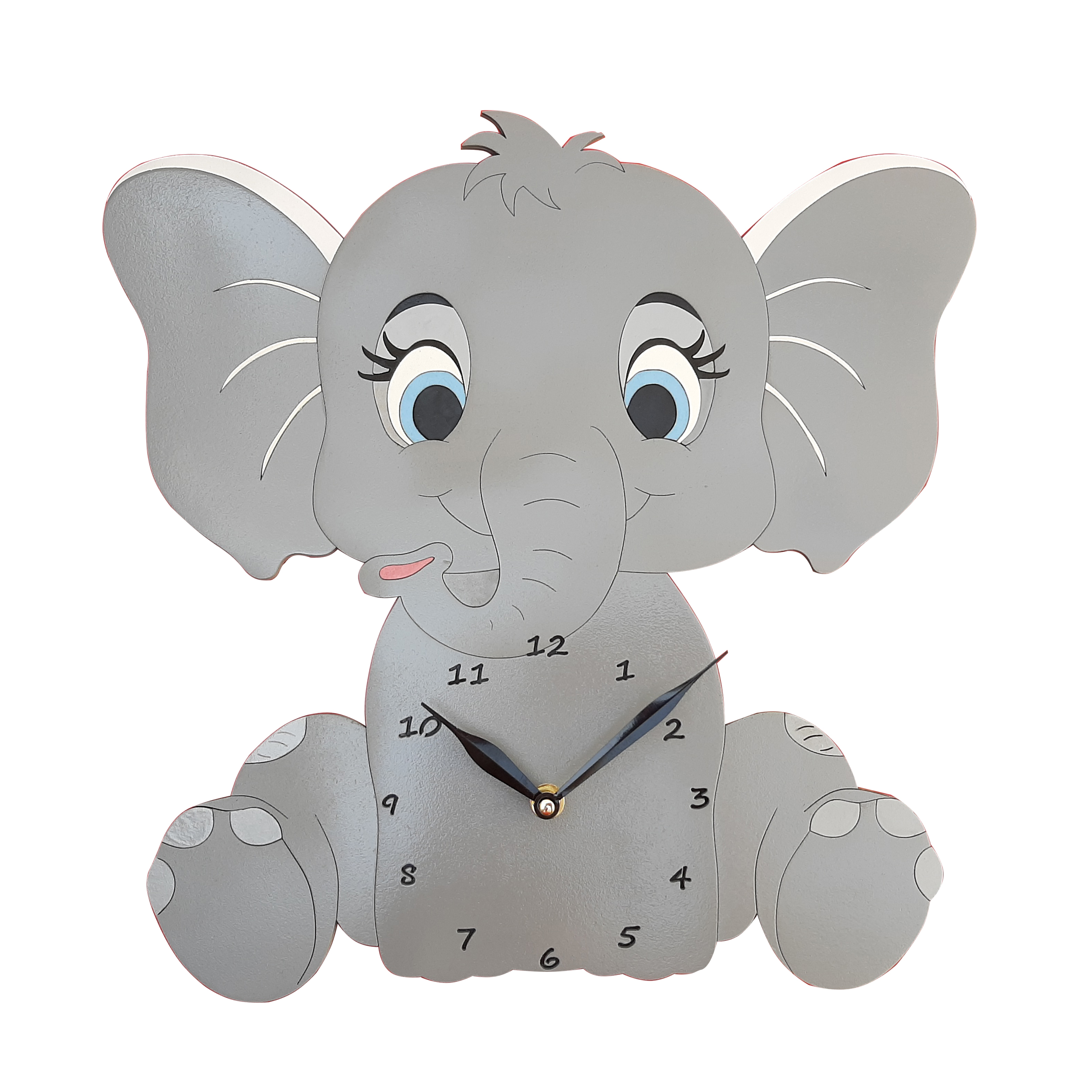 ساعت دیواری کودک مدل فیل