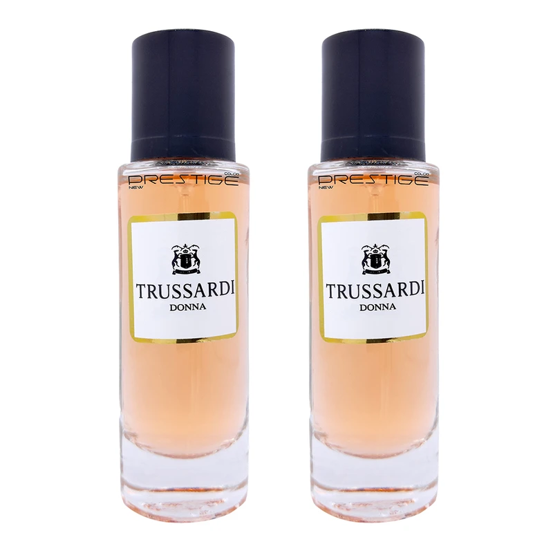 عطر جیبی زنانه نیو پرستیژ کالر مدل Trussardi Donna حجم 35 میلی‌لیتر بسته 2 عددی