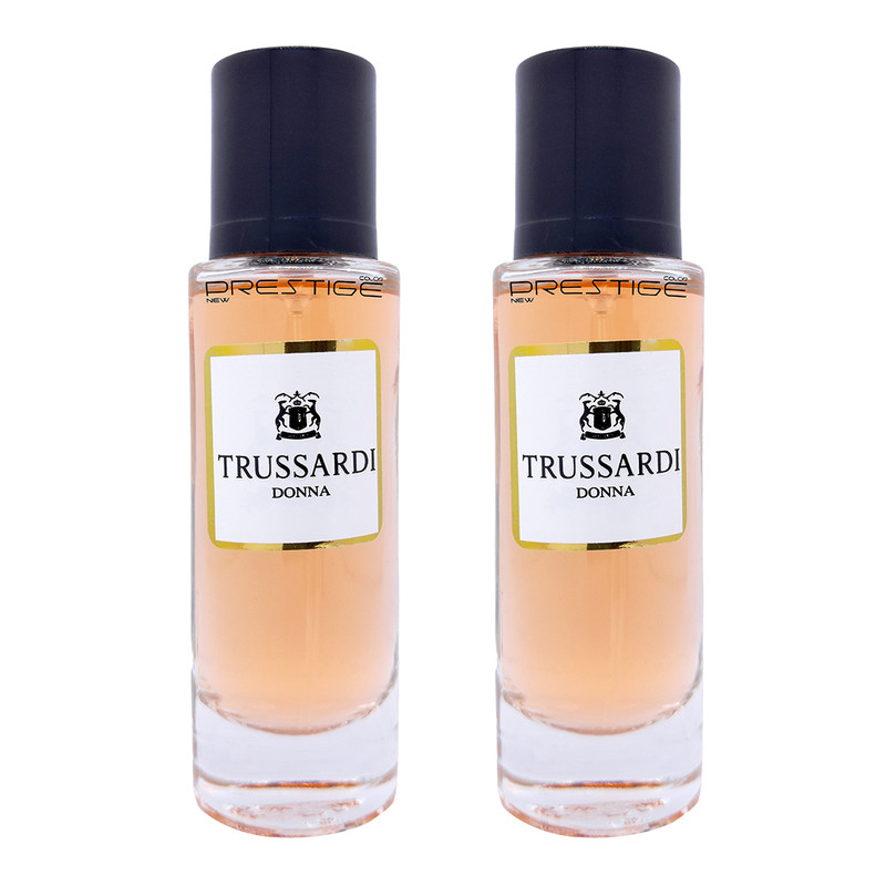 عطر جیبی زنانه نیو پرستیژ کالر مدل Trussardi Donna حجم 35 میلی لیتر بسته 2 عددی