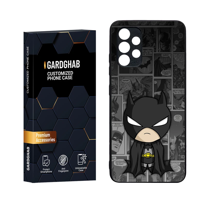 کاور گارد قاب مدل دورژله ای پشت گلس پسرانه مناسب برای گوشی موبایل سامسونگ Galaxy A32 4G