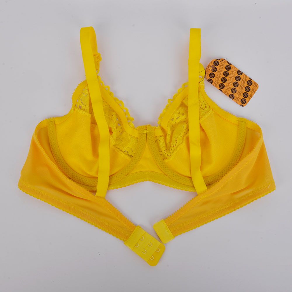 سوتین زنانه دکسونری مدل 340018210 گیپور رنگ زرد -  - 5