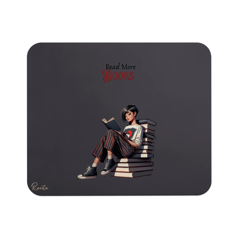 ماوس پد راویتا مدل دختر و کتاب کد 3536 سایز24*19 سانتی متر 