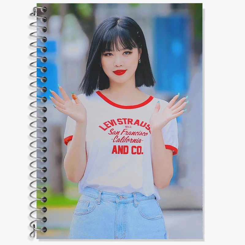 دفتر لغت 50 برگ خندالو مدل سوجین گروه جی آیدل GIdle کد 19553