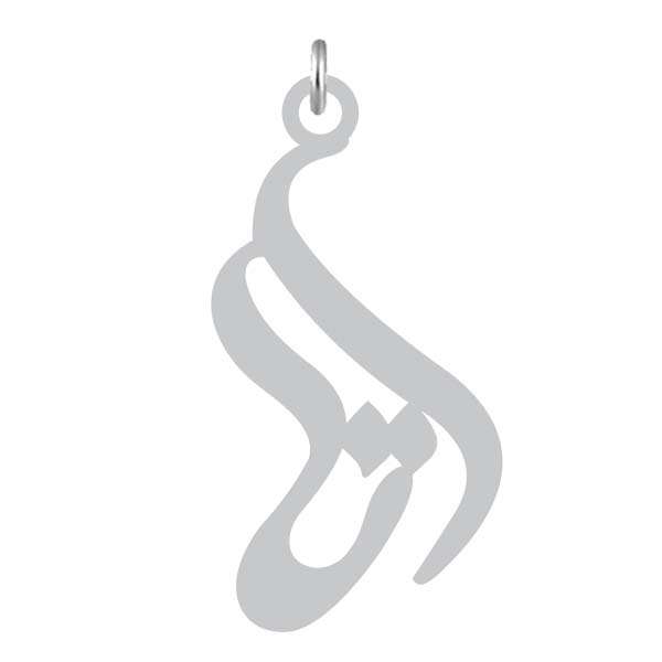 آویز گردنبند نقره کرابو طرح اتا مدل Kn2-1132