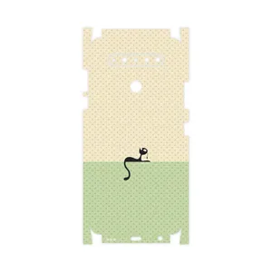 MAHOOT Minimal Internet Cat Icon-FullSkin Cover Sticker for LG K51s