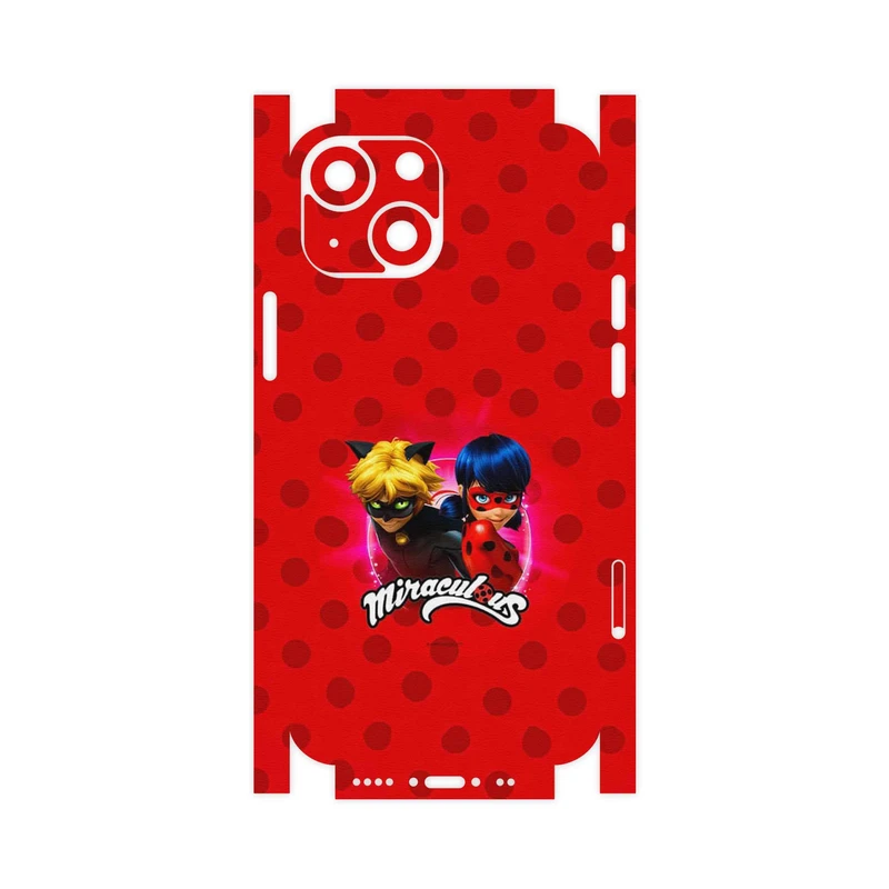 برچسب پوششی ماهوت مدل Ladybug and Cat Noir-FullSkin مناسب برای گوشی موبایل اپل iPhone 13 Mini