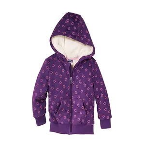 سویشرت دخترانه لوپیلو مدل ستاره اي رنگ بنفش