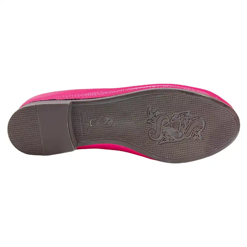 کفش زنانه سرزمین چرم مدل 1269 رنگ صورتی