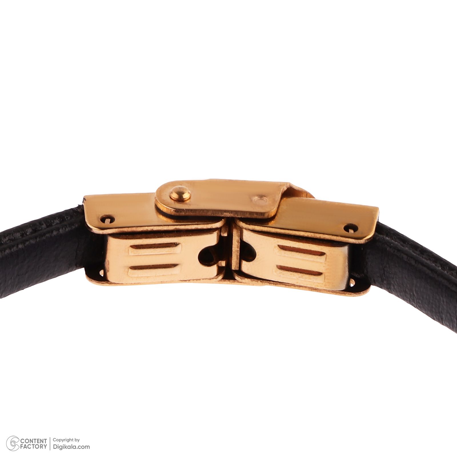 دستبند طلا 18 عیار زنانه با بند چرمی روبی آرت گالری مدل 250025 -  - 5