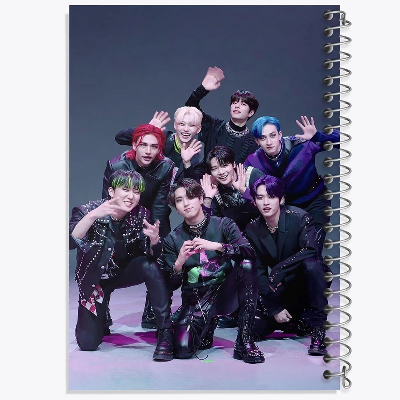 دفتر شطرنجی 50 برگ خندالو طرح گروه استری کیدز Stary Kids کد 16889