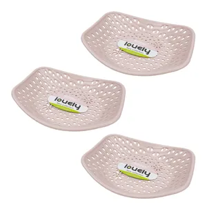 سبد سبزی لاولی پلاست کد L1166 بسته ۳ عددی