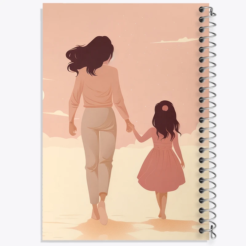 دفتر لیست خرید 50 برگ خندالو طرح مادر و دختر کد F2581