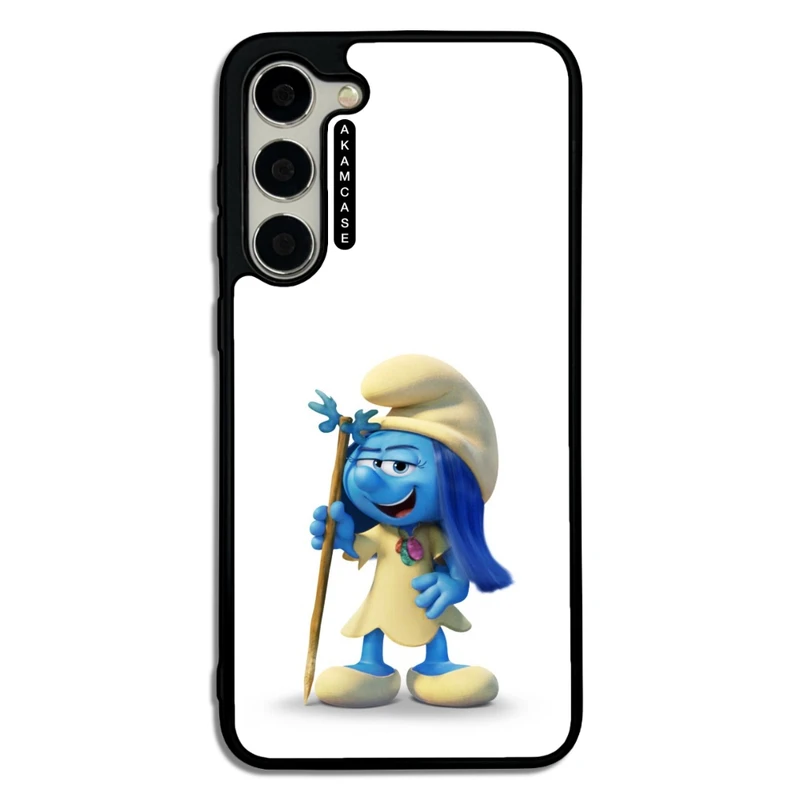 کاور آکام مدل AMC-WSGS23P-SMURFS-21 مناسب برای گوشی موبایل سامسونگ Galaxy S23 Plus