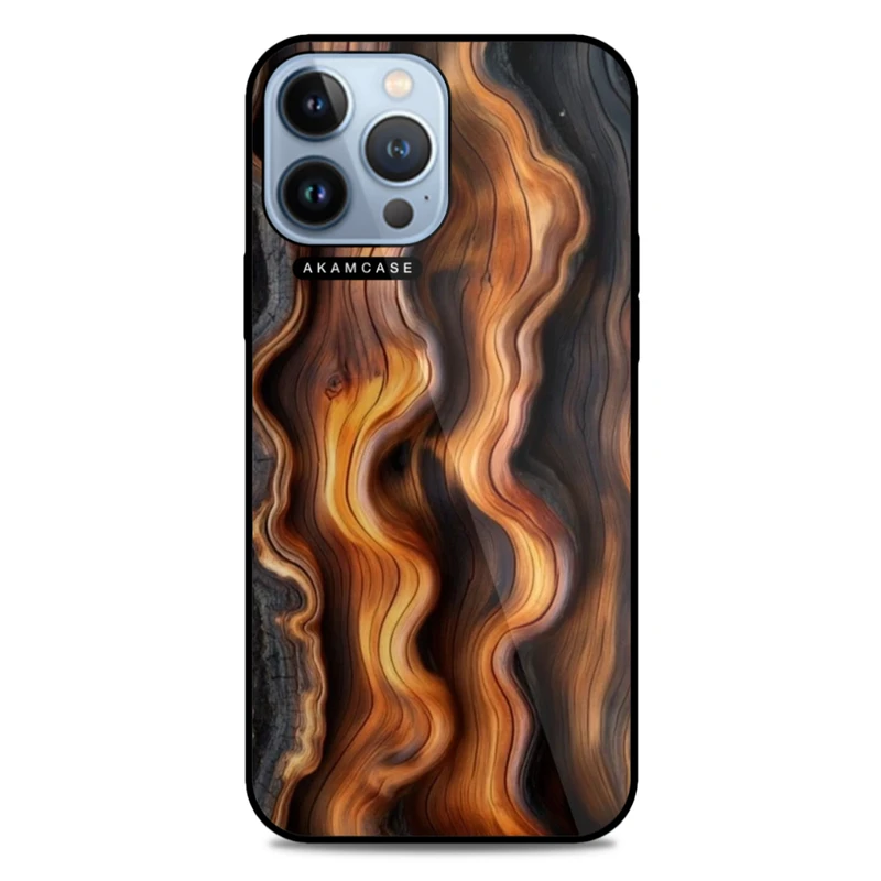 کاور آکام مدل AMC-WA13PROMAX-WOOD-16 مناسب برای گوشی موبایل اپل iPhone 13 Pro Max