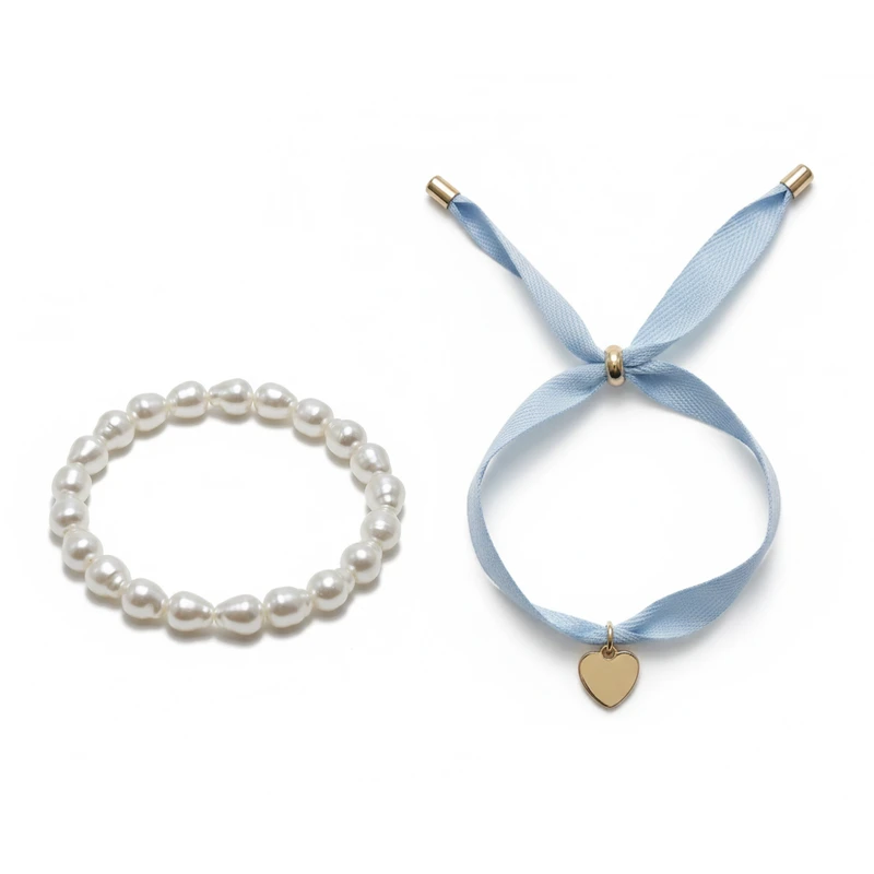 دستبند مهره ای زنانه اکسسورایز مدل SEP-MODSAZ-TRT0102 مجموعه 2 عددی