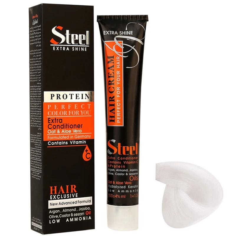 رنگ مو استیل شماره E20 حجم 100 میلی لیتر رنگ واریاسیون روشن کننده