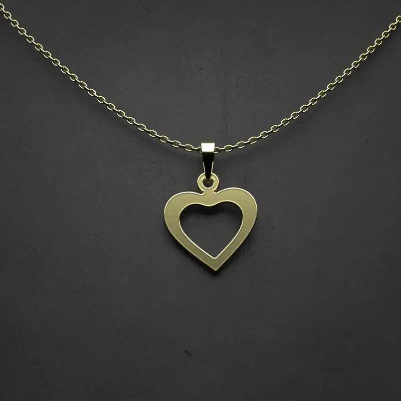 گردنبند طلا 18 عیار زنانه مدوپد مدل هندسی کد CA10255