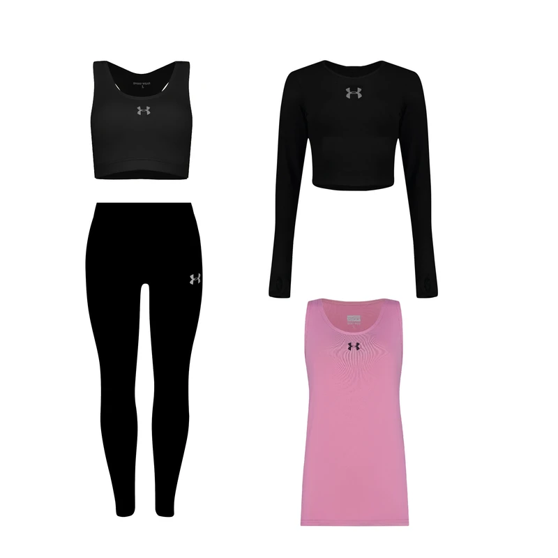 ست 4 تکه لباس ورزشی زنانه مدل 1801-4101-63-9101