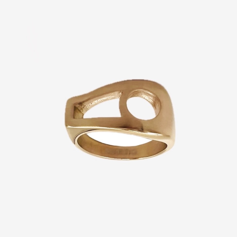 انگشتر مدل استیل کد NG8114