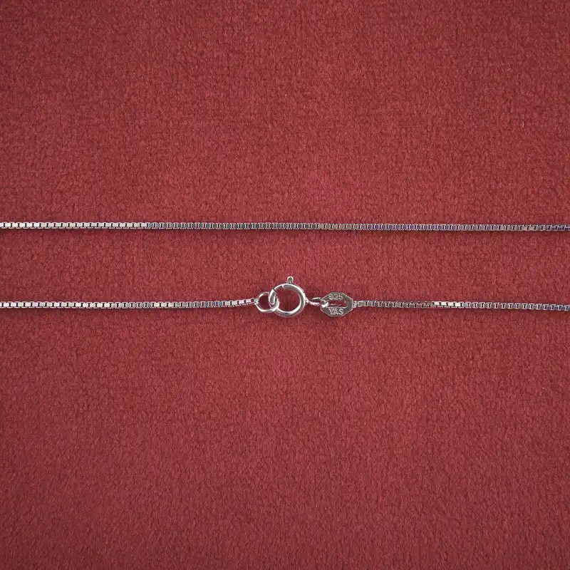 زنجیر نقره زنانه آمیتیس مدل ونیزی AMT-Z013