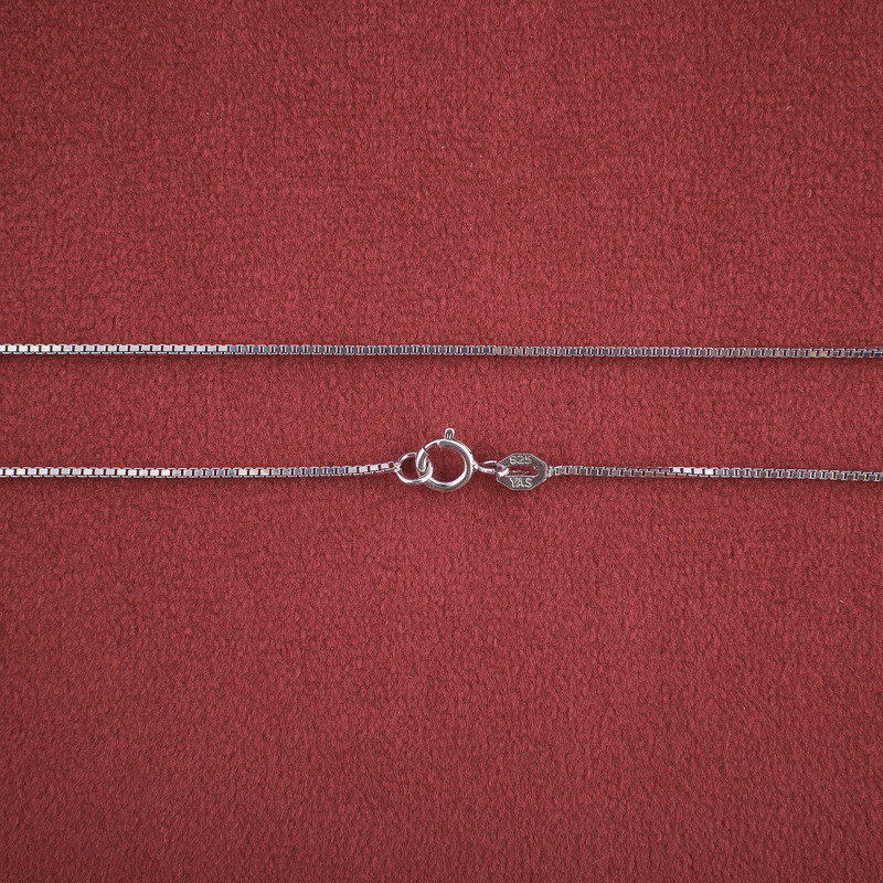 زنجیر نقره زنانه آمیتیس مدل ونیزی AMT-Z013