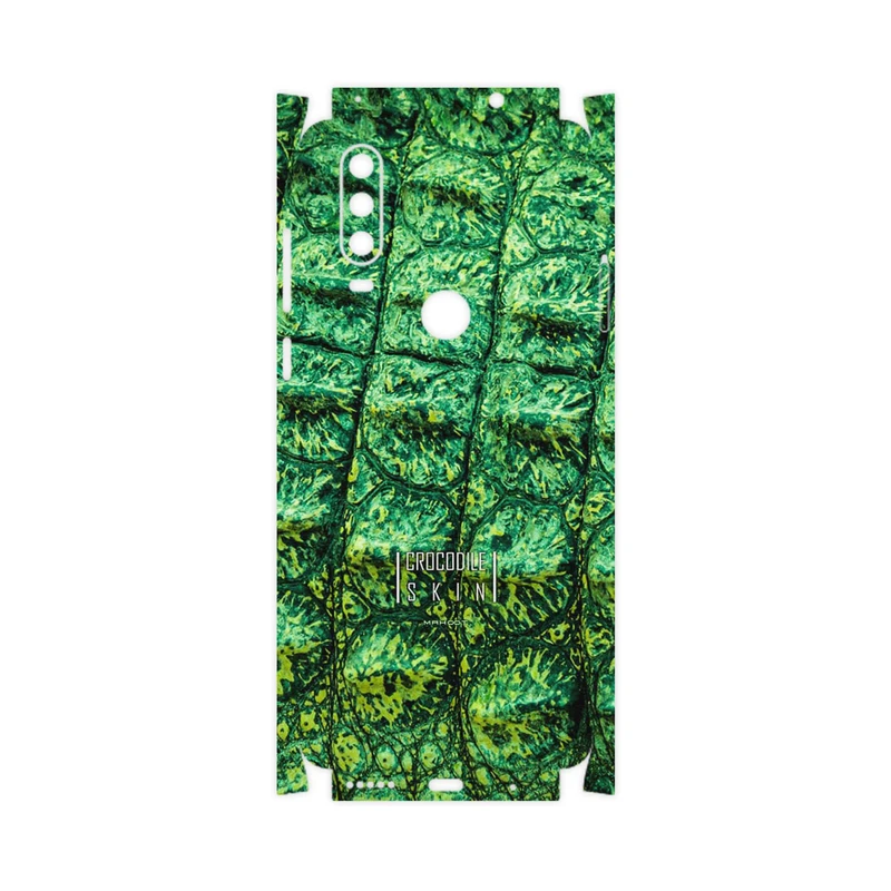 برچسب پوششی ماهوت مدل Crocodile Skin-FullSkin مناسب برای گوشی موبایل موتورولا One Action