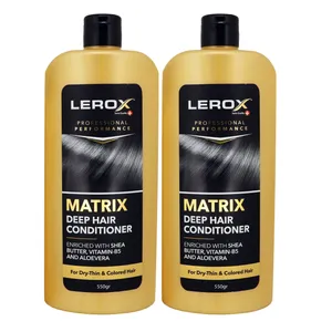 نرم کننده مو لروکس مدل Matrix حجم 550 میلی لیتر مجموعه 2 عددی
