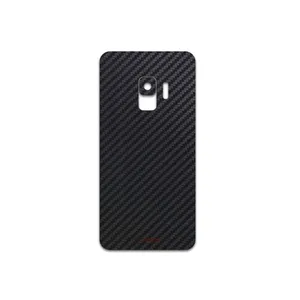 MAHOOT Black-Carbon-Fiber Cover Sticker for Samsung Galaxy S9