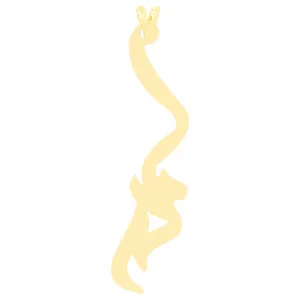 آویز گردنبند طلا 18 عیار زنانه الن نار مدل ELN3474