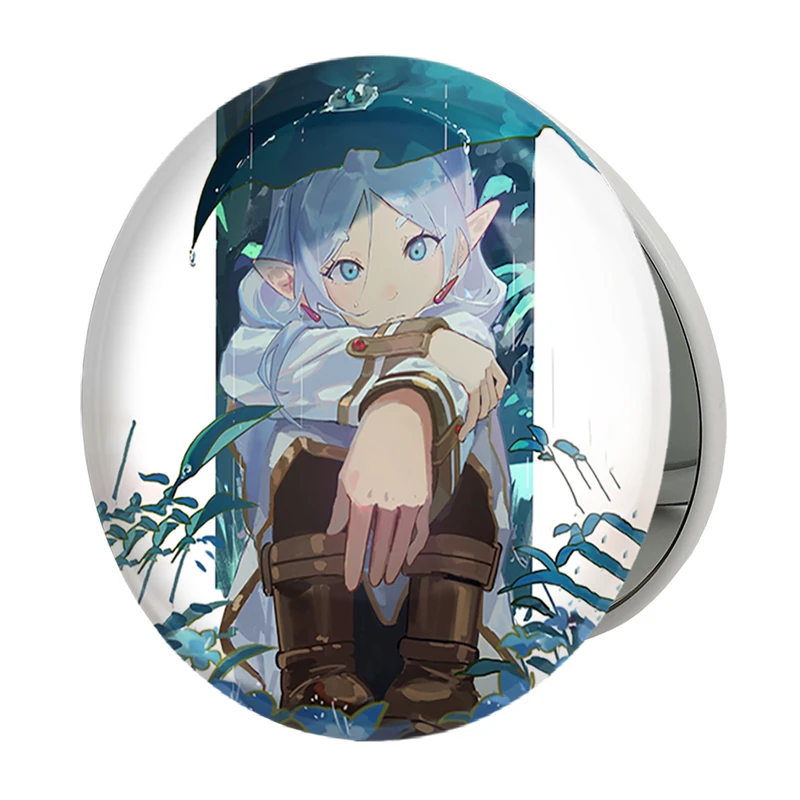 آینه جیبی خندالو طرح انیمه فریرن (Frieren) مدل تاشو کد 33967