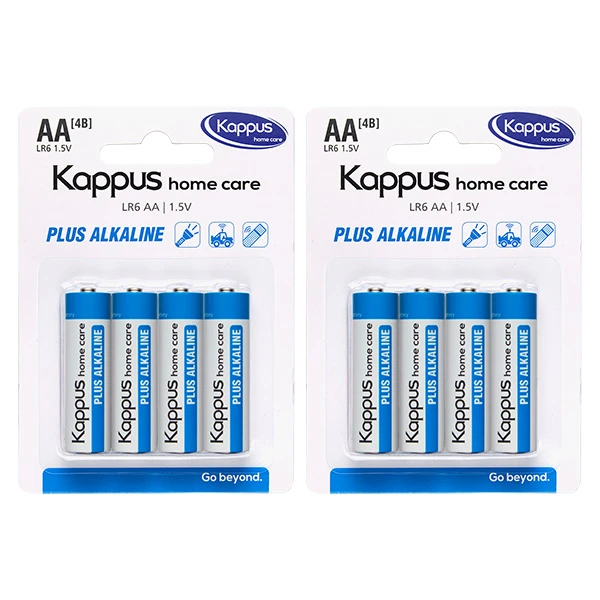 باتری قلمی کاپوس هوم کر مدل پلاس آلکالاین بسته هشت عددی