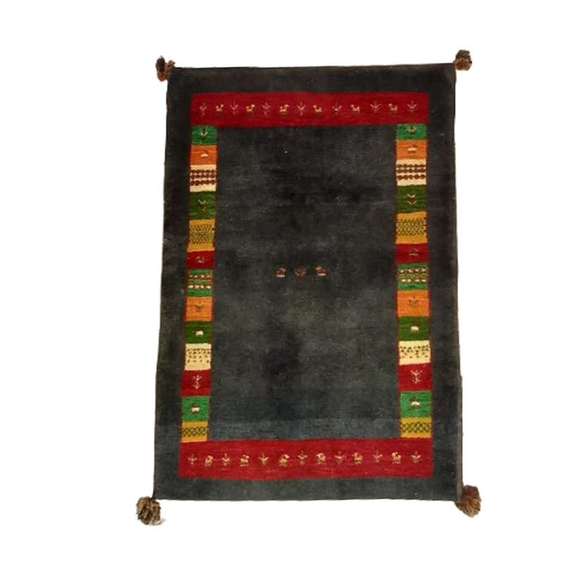 گبه دستباف یک ونیم متری مدل بافت قشقای شیراز کد NKP.Z.N111