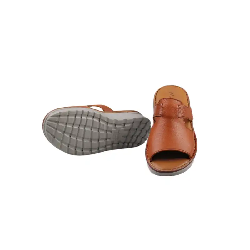 دمپایی زنانه مدل چرم طبیعی کد 003