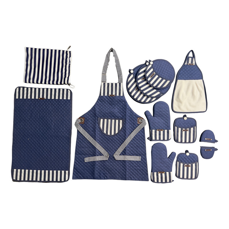 سرویس آشپزخانه 13 تکه مدل راه راه