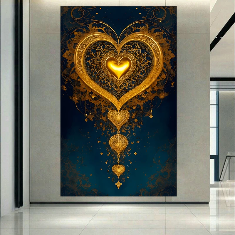  پوستر طرح مخمل مدرن مدل قلب کد AR302488