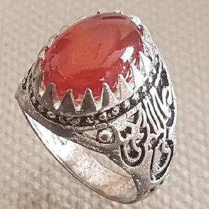انگشتر مردانه مدل علی مع الحق کد P110