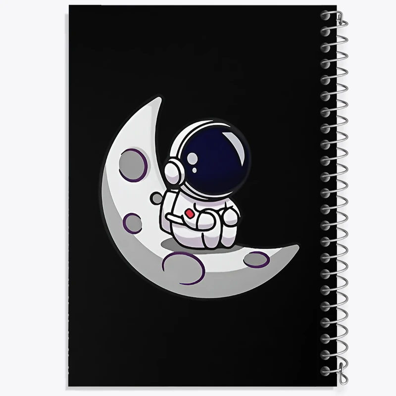 دفتر مشق 50 برگ خندالو طرح فضانورد کد N4892