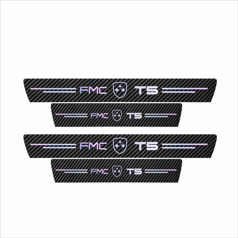 برچسب پارکابی خودرو سولگی مدل کربن کد J10 مناسب برای FMC-T5 بسته 4 عددی