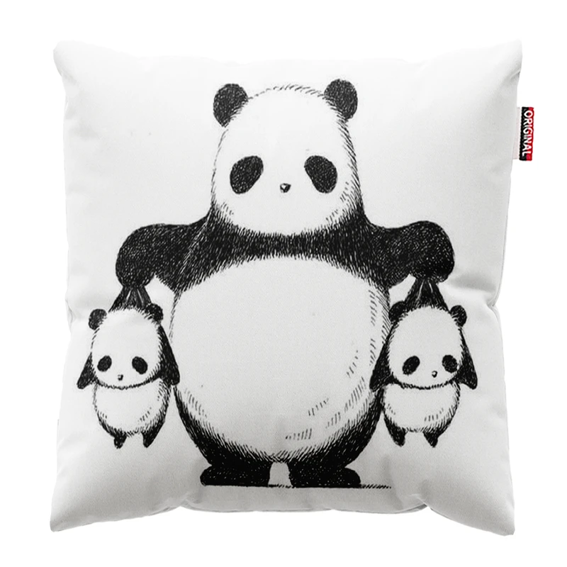 کوسن پاد آفرین مدل مامان پاندا کد0714 سایز 30*30 سانتی‌متر 